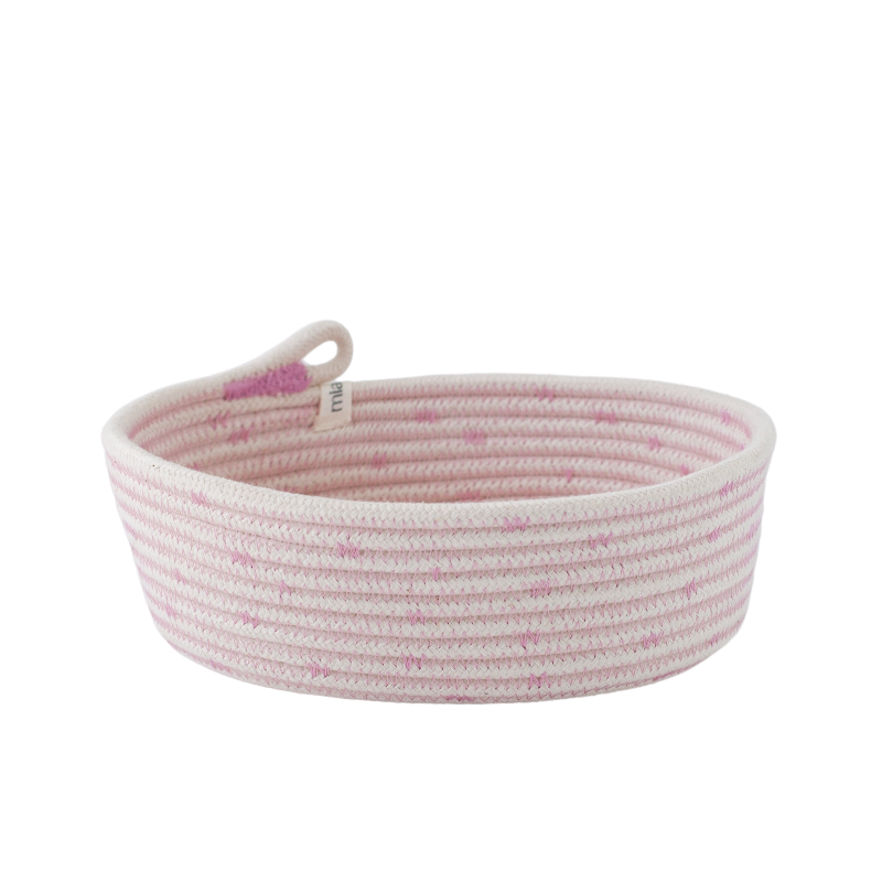 Essential Oval Basket - Strawberry Pink Soft Serve Sprinkles (BSK103211PDW-XS) Main Image